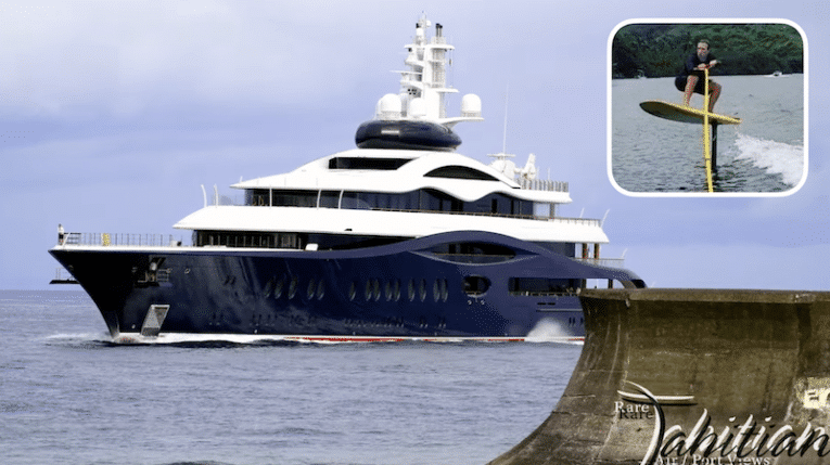 Mark Zuckerberg sends superyacht to Tahiti as “world’s most radical boy” signals intent to conquer Teahupo’o!